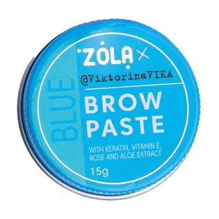 Паста для брів ZOLA, блакитна, 15 г