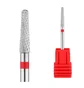 Diamond Drill Bit Kraken Nails, rounded cylinder, with red notch
