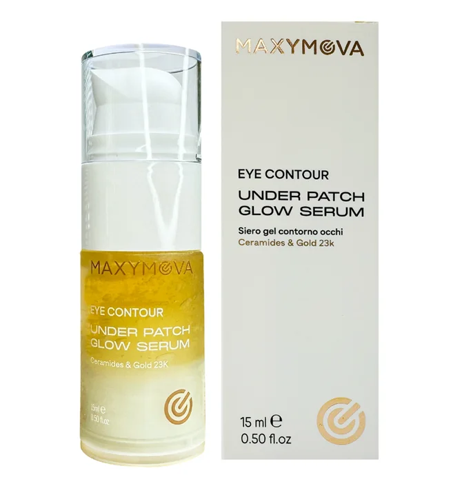 Nawilżające serum pod oczy Maxymova Under Patch Glow, 15 ml