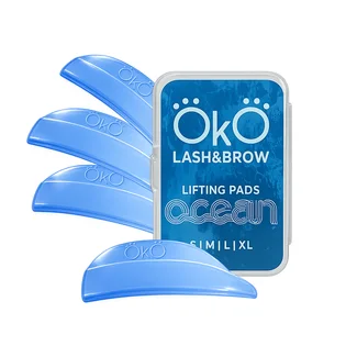 Набір валиків для ламінування вій OKO Lash&Brow Ocean, розмір S/M/L/XL, 4 пари