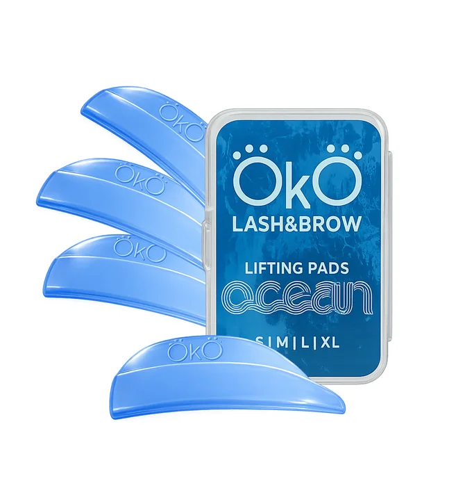 Набір валиків для ламінування вій OKO Lash&Brow Ocean, розмір S/M/L/XL, 4 пари