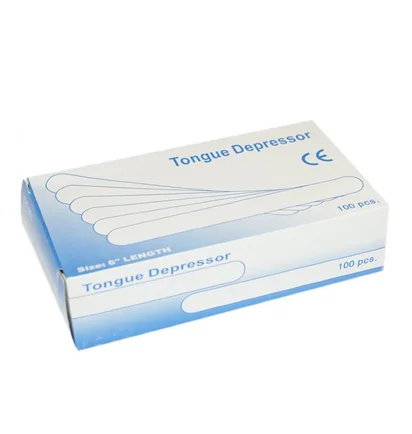 Дерев'яні шпателі для депіляції Tongue Depressor, 100 шт