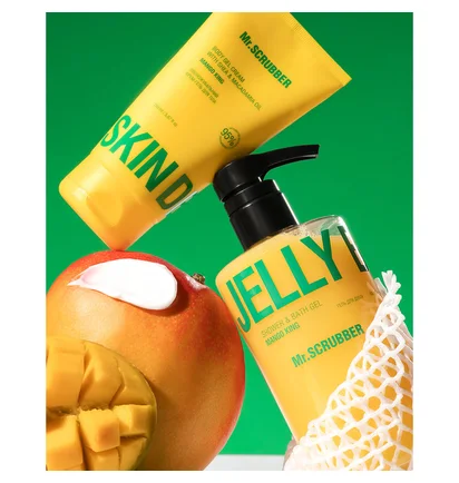 Nawilżający krem-żel do ciała Mr.Scrubber Skin Delights, Mango King, 150 ml