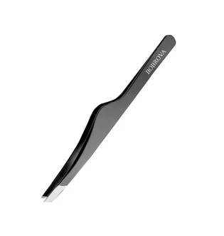 Slanted Eyebrow Tweezers Bobrova Brows, black