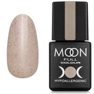 Гель-лак Moon Full Opal Color Gel Polish #503, напівпрозорий бежевий з дрібним рожевим шиммером, 8 мл