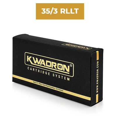Zestaw kartridży do tatuażu Kwadron 35/3RLLT, 20 szt.