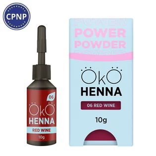 Хна для брів OKO Lash&Brow Power Powder, #06 Red Wine, 10 г