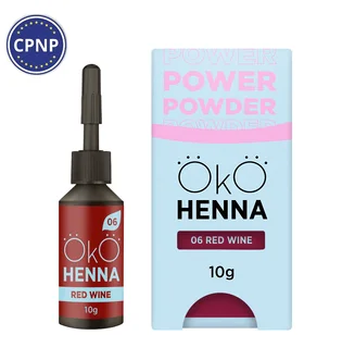 Хна для брів OKO Lash&Brow Power Powder, #06 Red Wine, 10 г