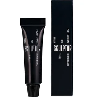 Кремовая краска для ресниц и бровей Sculptor, Bluish Black, 15 мл