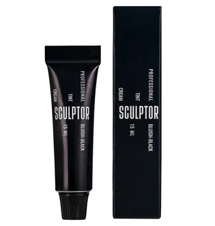 Kremowa farba do brwi i rzęs Sculptor, Bluish Black, 15 ml