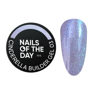 Гель для нарощування нігтів Nails Of The Day Builder Gel Cinderella #03, 15 мл