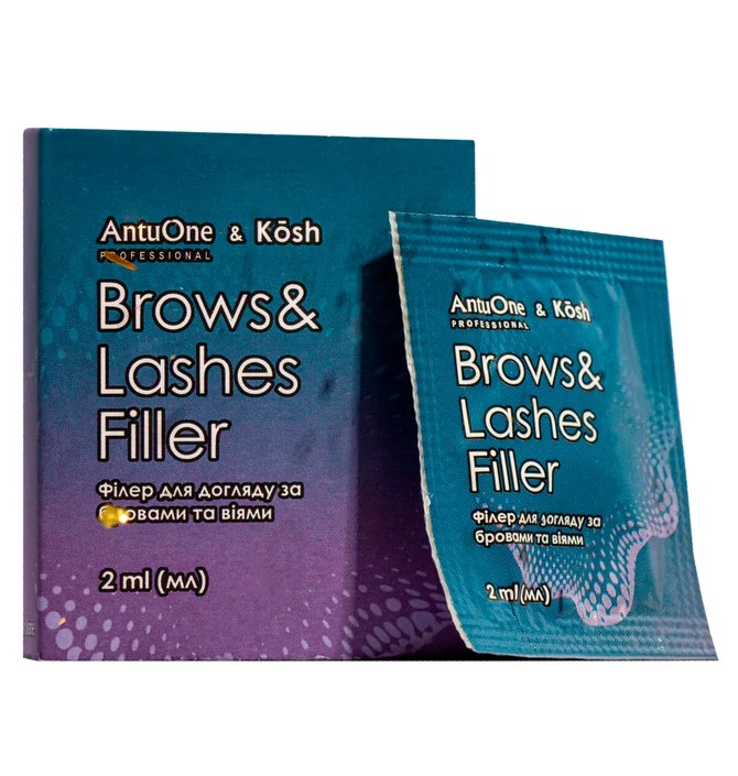 Filler do pielęgnacji brwi i rzęs AntuOne & Kosh Brows & Lashes Filler saszetka, 2 ml