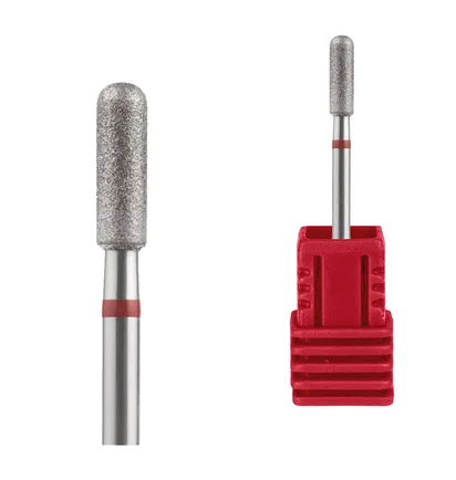 Diamond Drill Bit Kraken Nails, cylinder, with red notch, 3.0×10 mm