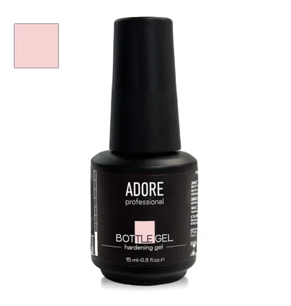 Strengthening Camouflage Bottle Gel Adore Professional Bottle Gel Creamy, 15 ml