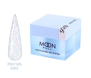 Полігель Moon Full для нарощування нігтів Poly Gel #SQ13, 30 мл
