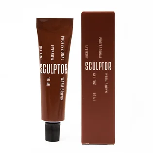Фарба для брів Sculptor Lash, Warm Brown, 15 мл