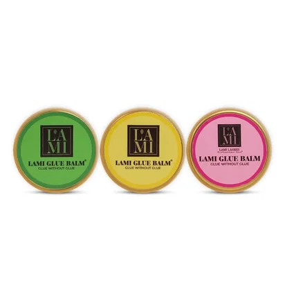 Бальзам без клею для ламінування вій Lami Lashes Glue Balm, жовтий, 20 мл