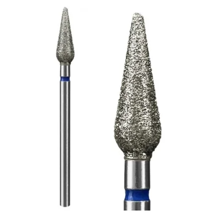 Алмазна насадка Mart, Кукурудза, Blue, 4.2×12 мм