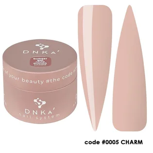 Гель для нарощування нігтів DNKa' Builder Gel #0005 Charm, 30 мл