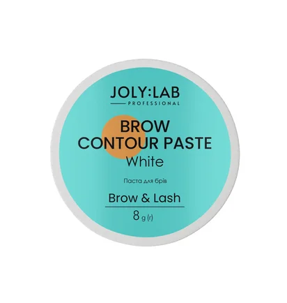 Паста для фиксации эскиза бровей JolyLab White, 8 г