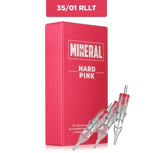 Набір картриджів для татуажу The Mineral 35/01 RLLT Hard Pink, 20 шт