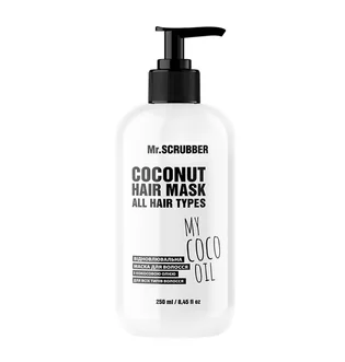 Відновлююча маска для волосся Mr.Scrubber, з кокосовим маслом, 250 мл