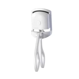 Електричний затискач-щипці USB для завивки вій, білий