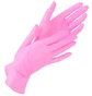 Nitrile Gloves Nitrylex, pink, size M, 100 pcs