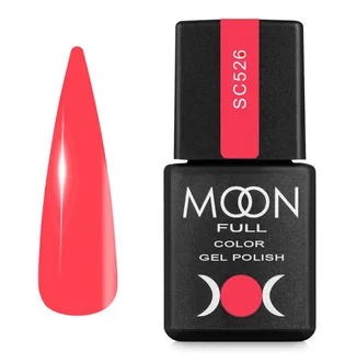 Гель-лак Moon Full Color Gel Polish #SC526, яскраво-рожевий, 8 мл