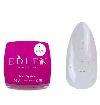Гель-желе для нігтів Edlen Jam Gel #1, 15 мл