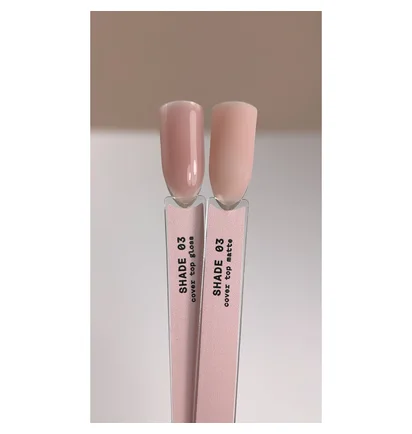 Камуфлюючий глянцевий топ Biblioteka Gloss Cover Top #03 Shade, 10 мл