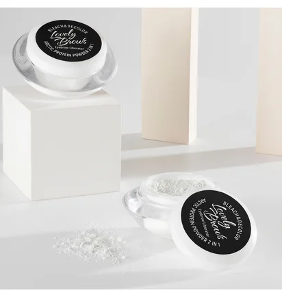 Арктична протеїнова пудра для брів Lovely Brows Bleach & Decolor 2-в-1, 10 г