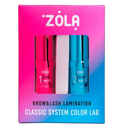 Набор Color Lab для ламинирования ZOLA Brow & Lash Classic System, 2×10 мл