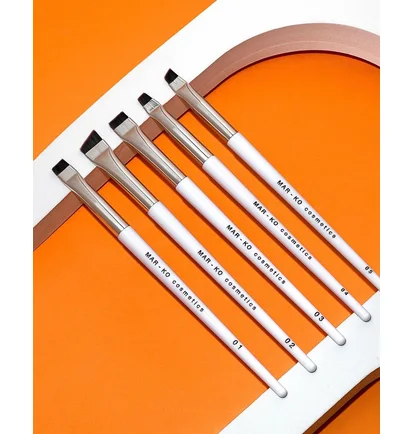 Straight Eyebrow Tinting Brush Mar-Ko #01