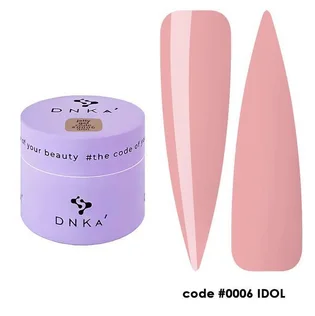 Гель-желе для нарощування нігтів DNKa' Jelly Gel #0006 Idol, 15 мл