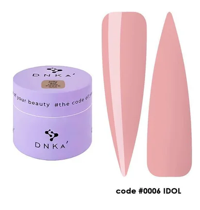 Гель-желе для нарощування нігтів DNKa' Jelly Gel #0006 Idol, 15 мл