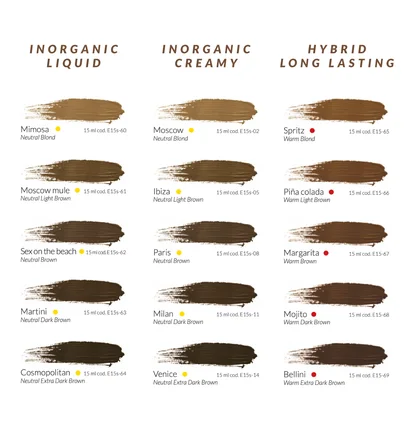 Hybrid Eyebrow Pigment Biotek Bellini, 15 ml