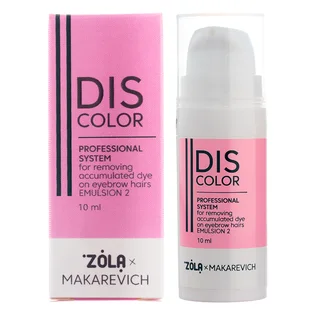 Preparat do usuwania farby z włosków brwi ZOLA x Makarevich Emulsion 2, 10 ml