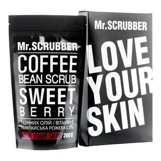 Кавовий скраб для тіла Mr.Scrubber, Sweet Berry, 200 г