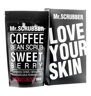 Кавовий скраб для тіла Mr.Scrubber, Sweet Berry, 200 г