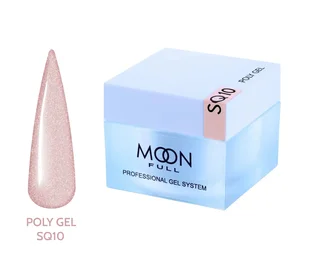 Полігель Moon Full для нарощування нігтів Poly Gel #SQ10, 30 мл