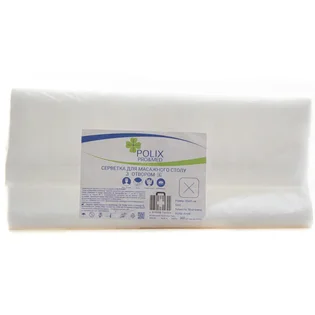 Серветки для масажного столу з отвором Polix Pro&Med, спанлейс, 35×35 см, 50 шт