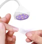Лампа UV/LED для сушіння нігтів рожева на акумуляторі та USB, 5 Вт