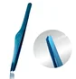 Пінцет OKO Lash&Brow Blue Magic Premium, скошений