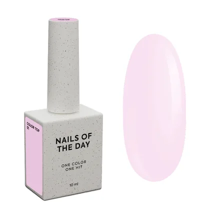 Топ для нігтів без липкого шару Nails Of The Day Color Top #01, 10 мл