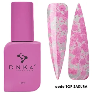 Топ для гель-лаку без липкого шару DNKa' Top Sakura, 12 мл