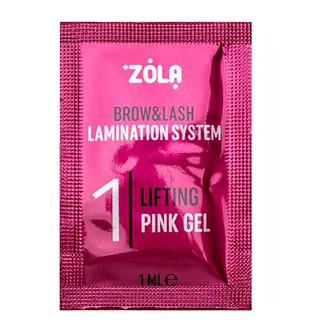Засіб для ламінування ZOLA Color Lab #1 Lifting Gel, саше, 3×1 мл