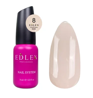 Camouflage nail base Edlen Nude #08, 9 ml