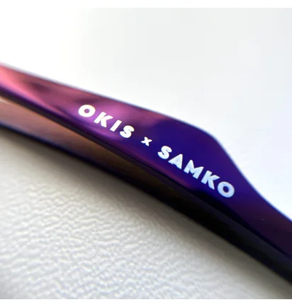 Классический пинцет Okis Easy Tweezy x Samko, фиолетовый
