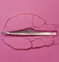 Tweezers eyebrow OKO Lash&Brow beveled (manual sharpening)